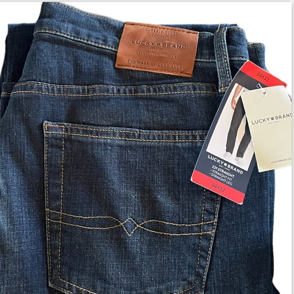 LUCKY BRAND Men’s 221 Straight Jeans